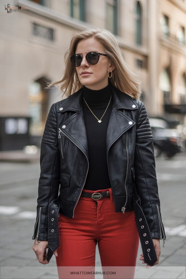 Stand Out And Brave Red Jeans